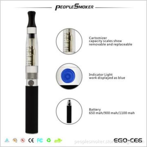 E cigarette with ce6 atomizer tank vaporizer, cigarillos, pipes and smoking pen